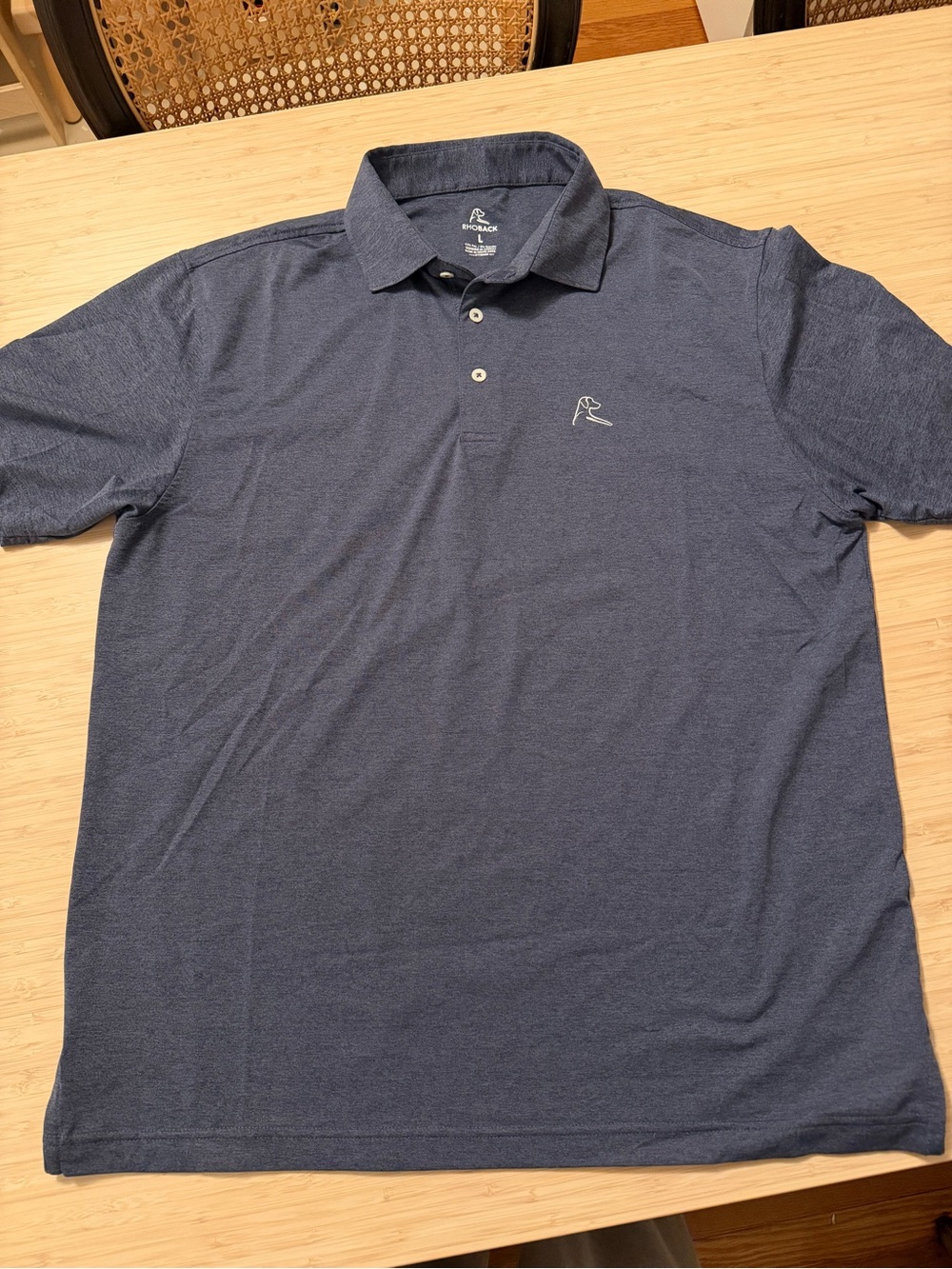 Rhoback Navy Blue Polo Shirt